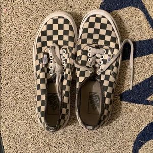 Checkered vans